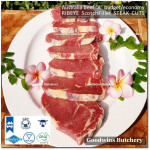 Beef Ribeye AUSTRALIA BUDGET frozen brand either AMG or NOLAN ECCO roast cuts +/- 1.2kg price/kg (Scotch-Fillet / Cube-Roll)